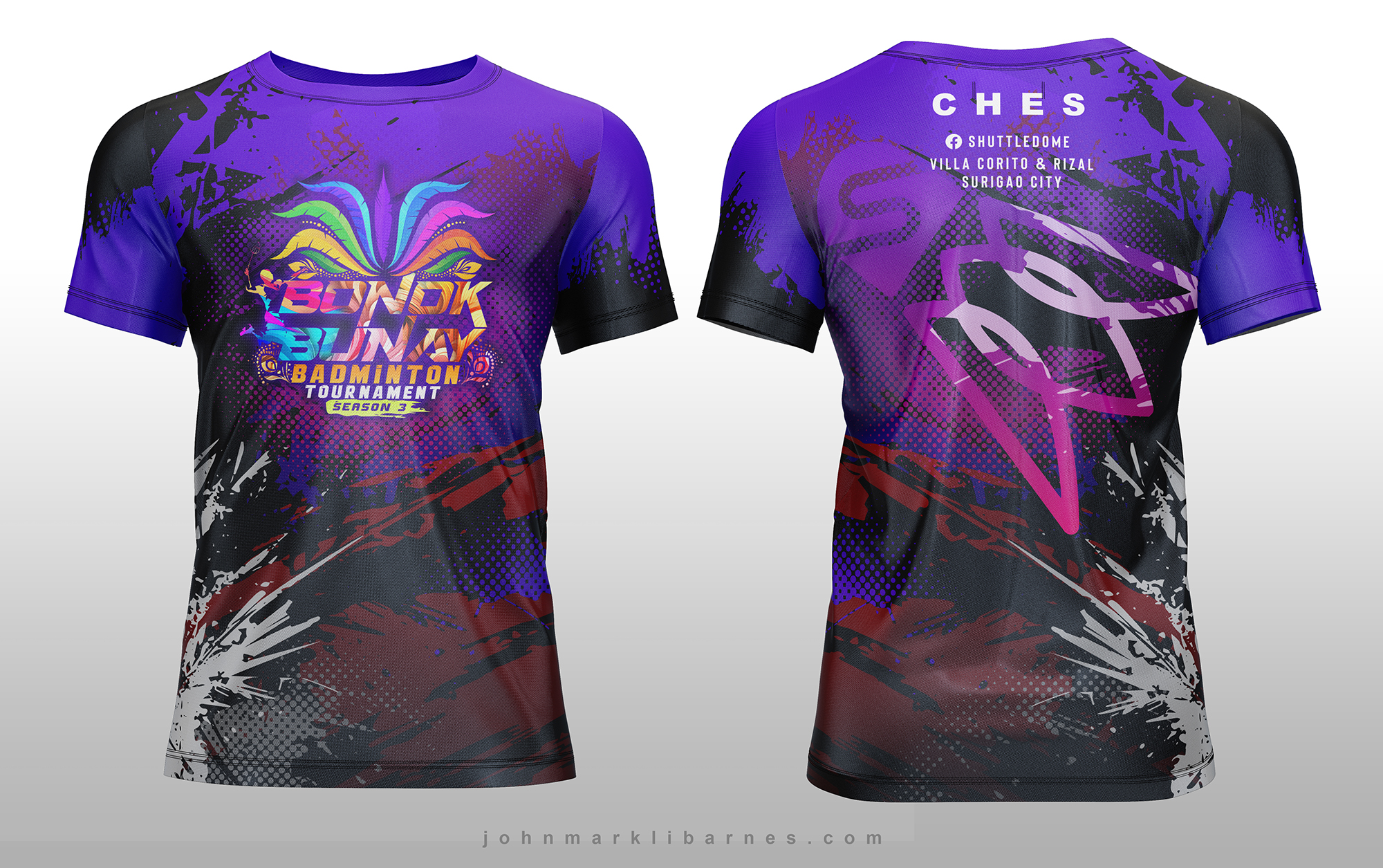 shuttledome bonok bunay badminton jersey
